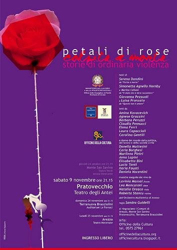 Petali di rose a Pratovecchio