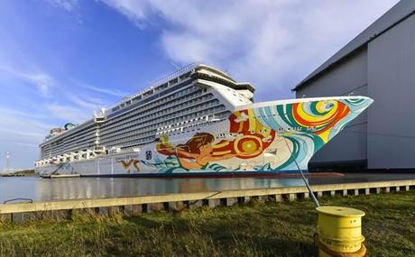 Pronta a raggiungere il mare aperto la nuova Norwegian Getaway