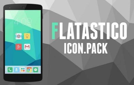 FLATASTICO 558x355 Migliori Temi e Icon Pack per Android: Flatastico Icon Pack  (Nova Apex Go Theme)