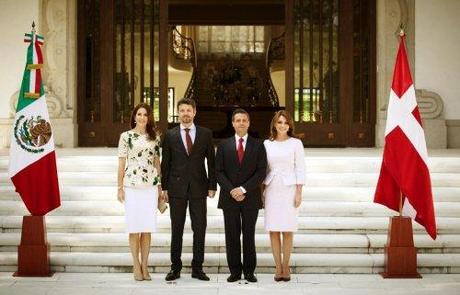 Frederik e Mary di Danimarca in Messico: l'incontro con Enrique Peña Nieto e Angélica Rivera