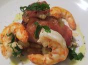 Mazzancolle, triglia, speck patate