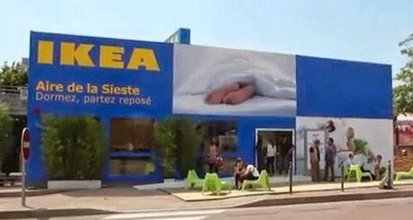 Meraviglia. L'Ikea-siesta invece dell'Autogrill.