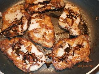 Scaloppine di lonza all'aceto balsamico