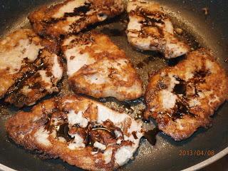 Scaloppine di lonza all'aceto balsamico