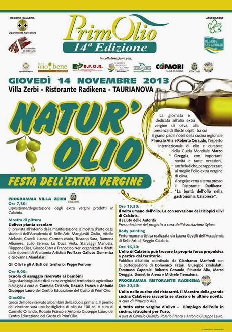 Natur'Olio, festa dell'extravergine a Taurianova (RC)