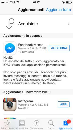 Facebook messenger