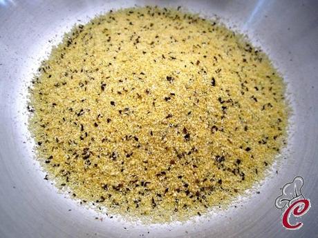 Bicchierini di polenta aromatizzata ripieni di fondente al radicchio: il piatto che dà forza e scalda il cuore