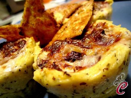 Bicchierini di polenta aromatizzata ripieni di fondente al radicchio: il piatto che dà forza e scalda il cuore