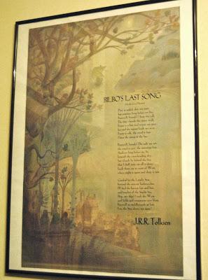 Bilbo's Last Song, poster originale 1977 illustrato da Pauline Baynes