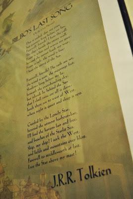 Bilbo's Last Song, poster originale 1977 illustrato da Pauline Baynes