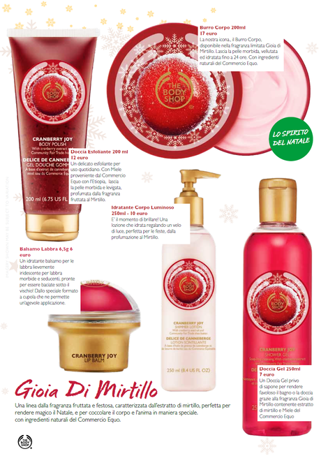 The Body Shop, Gioia di Mirtillo Linea Natalizia 2013 - Preview