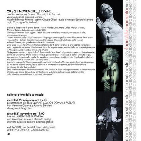 LE DIVINE - Teatro Nudo - Programma