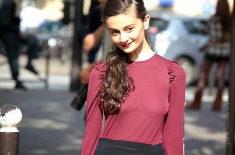 In the Street...Burgundy+Black...Burgundy is the new Bordeaux