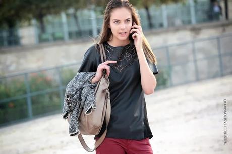 In the Street...Burgundy+Black...Burgundy is the new Bordeaux