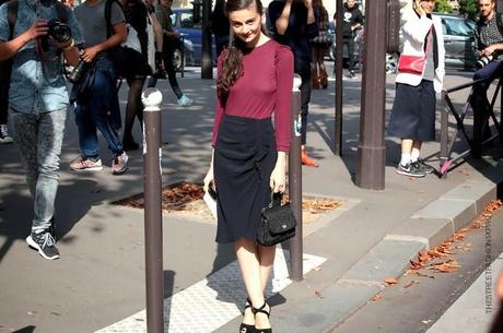 In the Street...Burgundy+Black...Burgundy is the new Bordeaux