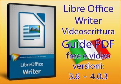 Videoscrittura Writer le guide italiane free PDF
