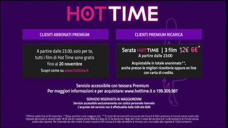 Settimana gratuita Hot Time Mediaset Premium e un nuovo programma
