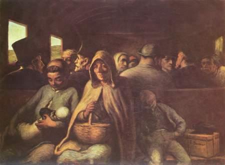 Le Wagon de troisième classe (di Honoré Daumier, 1862)