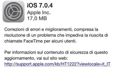 foto fixed 530x318 iOS 7.0.4 disponibile   link download per ogni dispositivo