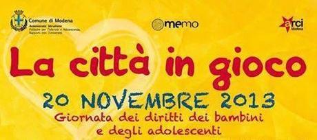 A Modena “La citta’ in gioco” locandina la città in gioco ridot