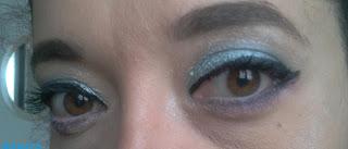 MI PREPARO CON VOI WHITE AND BLUE MAKEUP