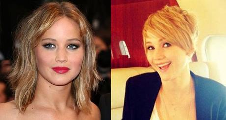 Taglio di capelli corto per Jennifer Lawrence