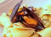 Paccheri cozze, fave pecorino