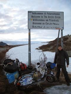 In vespa a Capo Nord