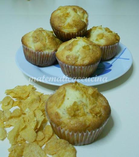 Muffins alle Mele e Corn Flakes