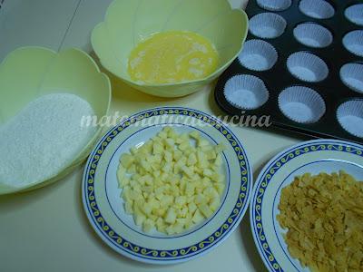 Muffins alle Mele e Corn Flakes