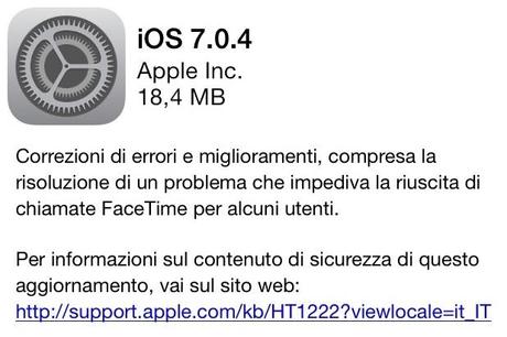 iOS 7.0.4