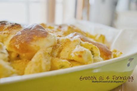 Gnocchi ai 4 Formaggi - shabby&countrylife.blogspot.it