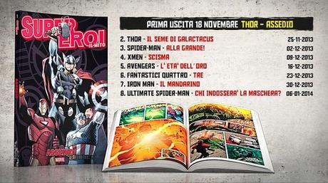 La Gazzetta dello Sport celebra i personaggi Marvel con la nuova collana Supereroi   il Mito X Men Thor supereroi marvel supereroi il mito Spider Man Iron Man In Evidenza Gazzetta dello Sport fumetti supereroi Fantastici Quattro 