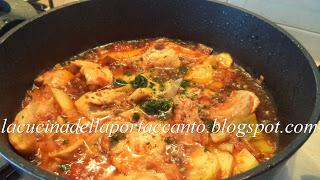 Scaloppine di coniglio ai carciofini teneri