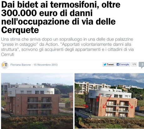 Il racket mafioso e fascista delle occupazioni a Roma. Dopo aver spaccato tutto a Via Cerruti perché permettiamo loro di distruggere mezza città impunemente?