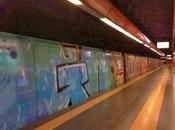 possibile vandali writer impattino anche vostro tempo attesa metro stazione? Certo