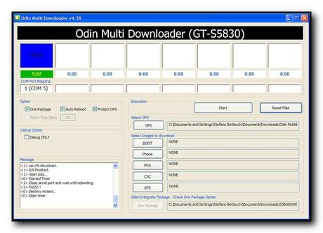 004 odin ripristino firmware galaxy ace 87019 [Tutorial] Come Ripristinare IL Firmware Originale Samsung Galaxy ACE GT S5830!