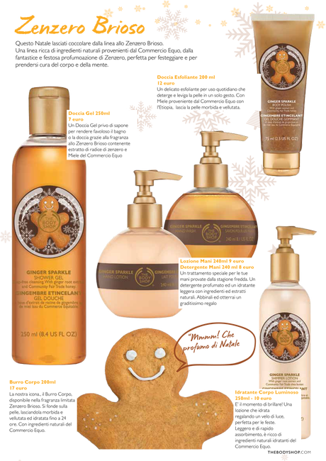 [Novità] - The Body Shop - Un Natale Brioso  con lo  ZENZERO!