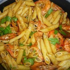 pasta-con-zucca-e-gamberetti