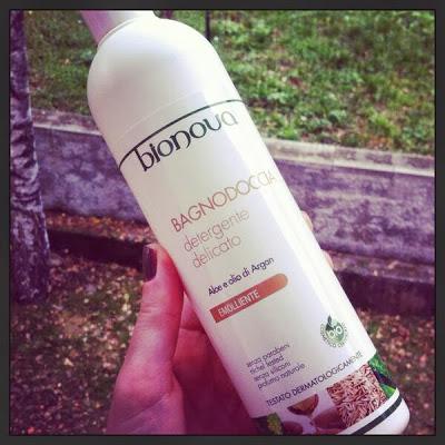 Bionova : Bagnodoccia detergente delicato Aloe e olio di Argan
