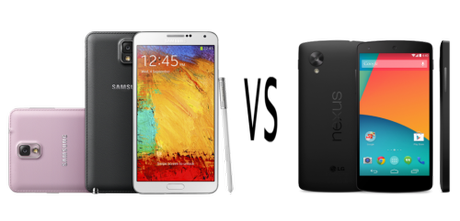 samsung galaxy note 3 vs lg nexus 5