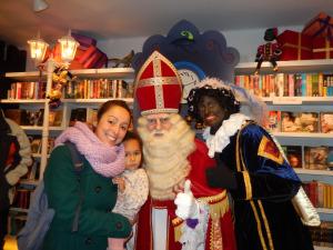 Felice della mia foto con Sint!!