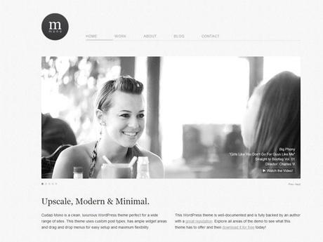 Free minimal theme wp