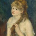 giovane donna che si pettina-renoir