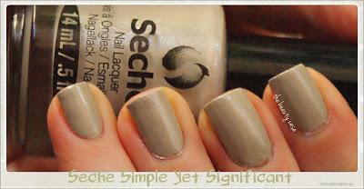 NOTD - Seche  Simple yet significant
