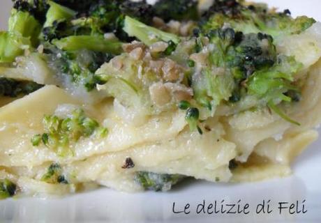 lasagne con topinambur e broccoli