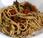 Spaghetti piccanti funghi olive nere