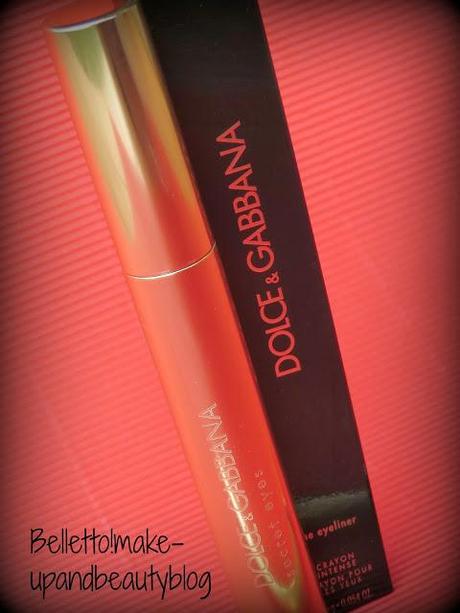 Dolce&Gabbana; - The Eyeliner matita occhi n.5 Black e mascara Secret Eyes...ecco la review dei prodotti testati grazie alla collaborazione con Profumeria/pelletteria Di Tano!