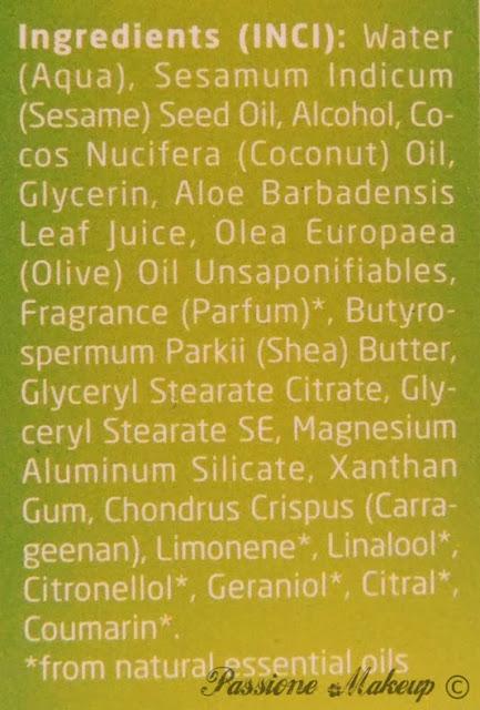 Weleda Limone Crema Fluida Trattamento Idratante inci