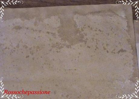 Come ho invecchiato la carta con il caffe'.